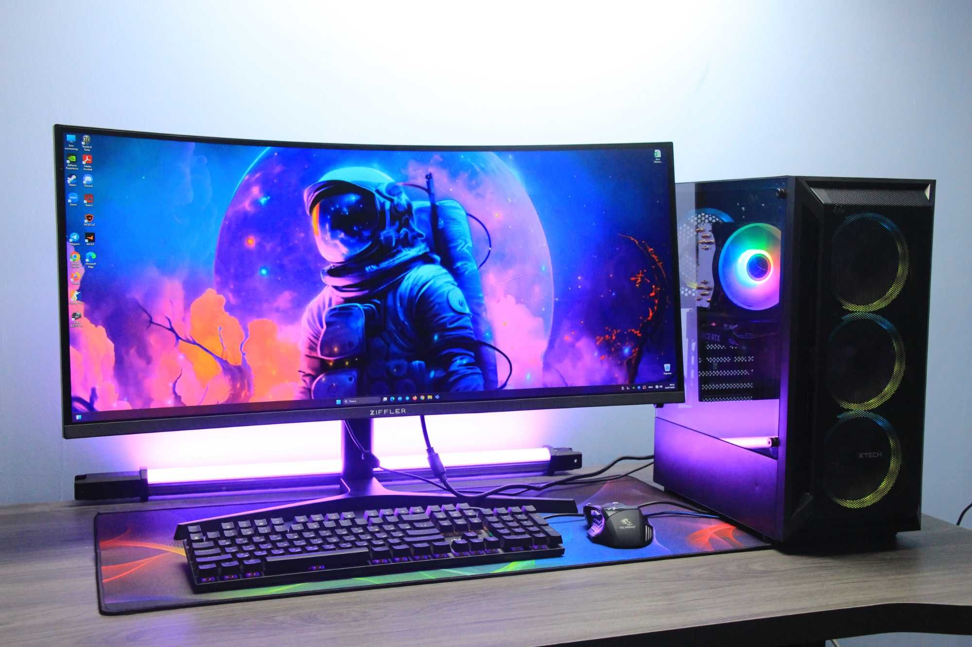 12400F+RTX4060 34 lik Ziffler monitor