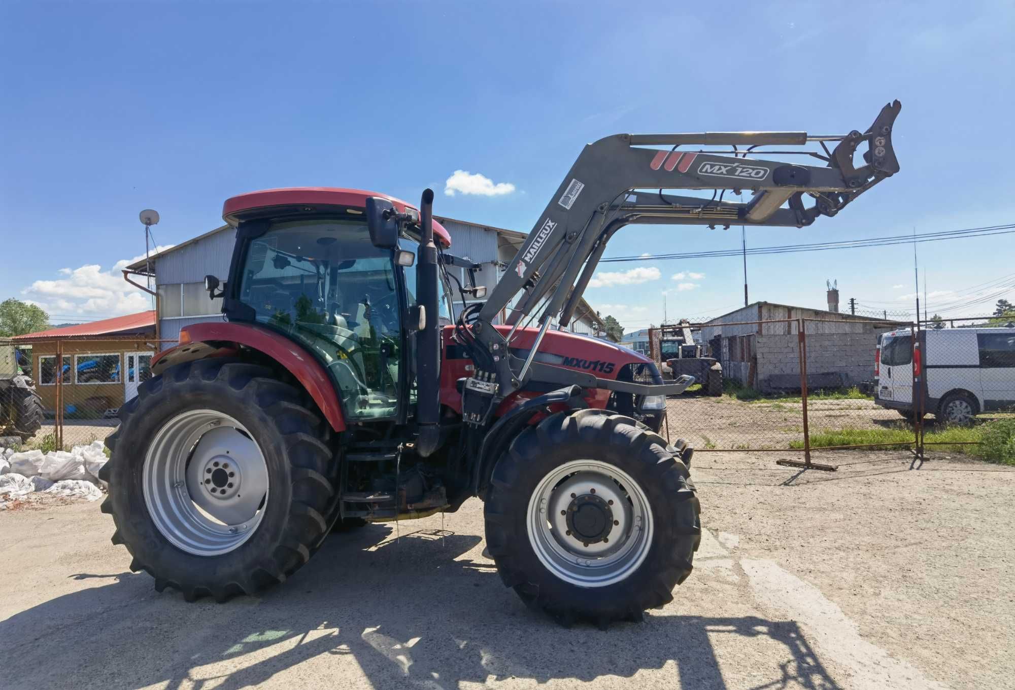 Tractor Case Mxu 115 cu incarcator frontal Mailleux