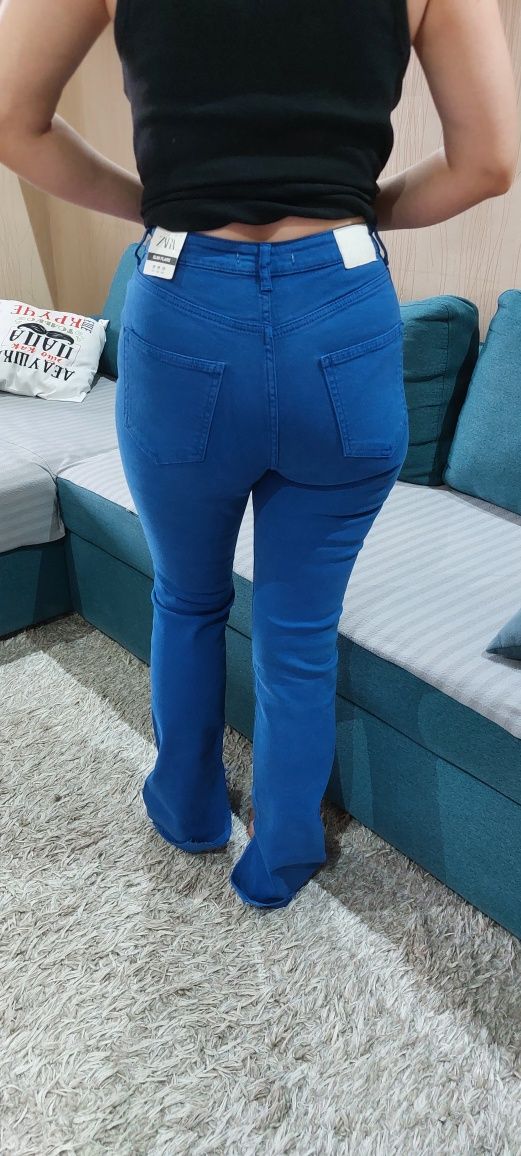 Джинсовые брюки ZARA