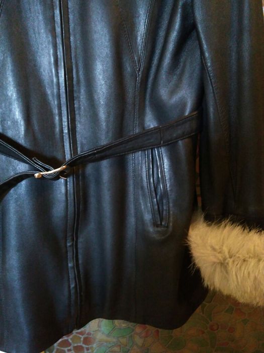 Кожено палто