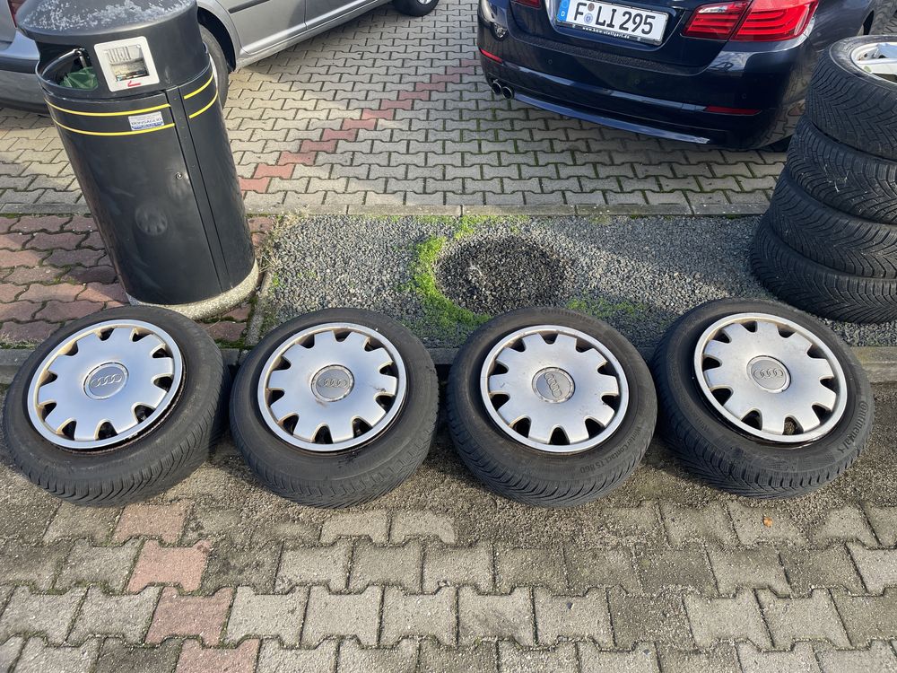 Set Anvelope Iarna 205 60 16 Continental Audi Jante tabla Capace