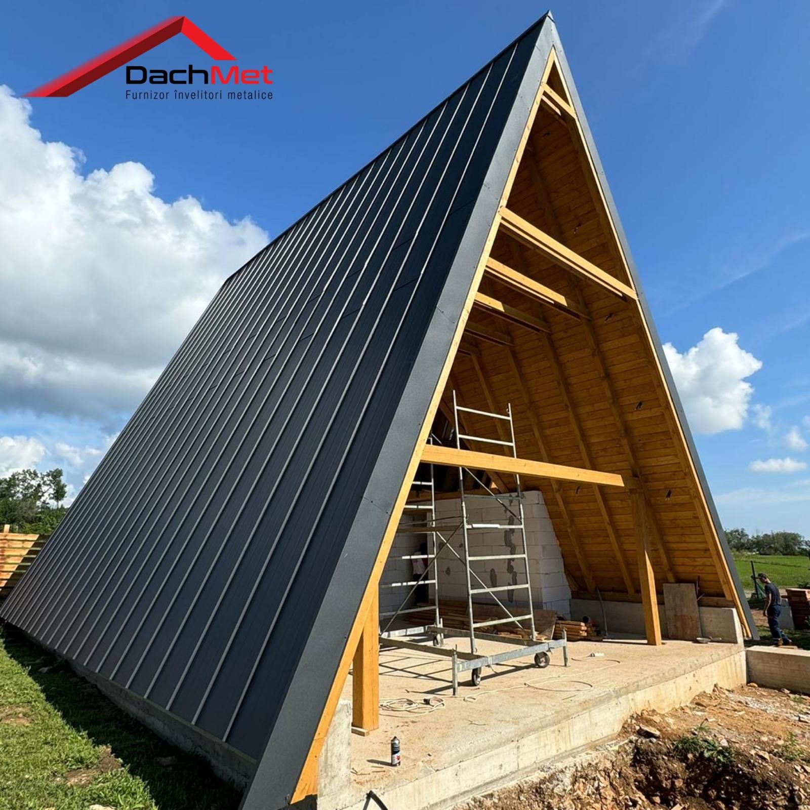 Case de lemn si cabane in forma literei A de diferite modele si dimens