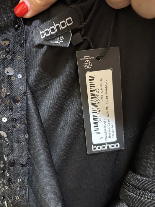 Нов дамски гащеризон Boohoo размер L
