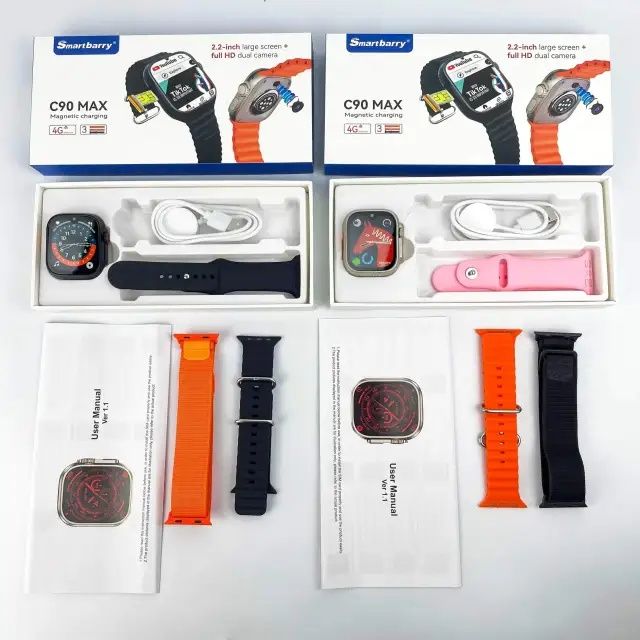 Smartbarry C90 Max, C92 Max, Sim kartali Smart watch,Часы с сим картой