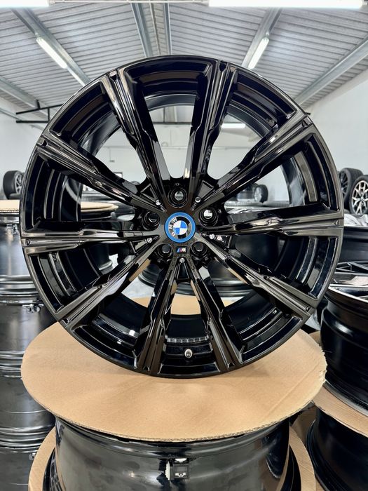 Jante Bmw X5 X6 R20 G05 G06 Originale M740 Negru Lucios