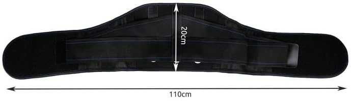 Centura lombara magnetica 24 magnet ajustabila marime XXL unisex 110cm