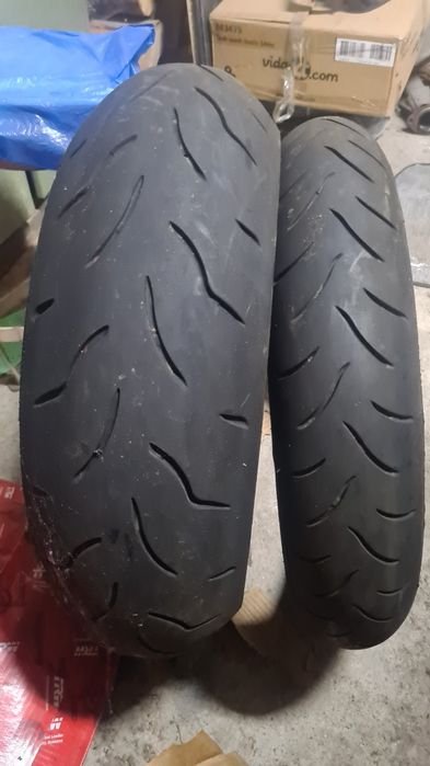 Bridgestone BT016 pro 190/55/17 и 120/70/17