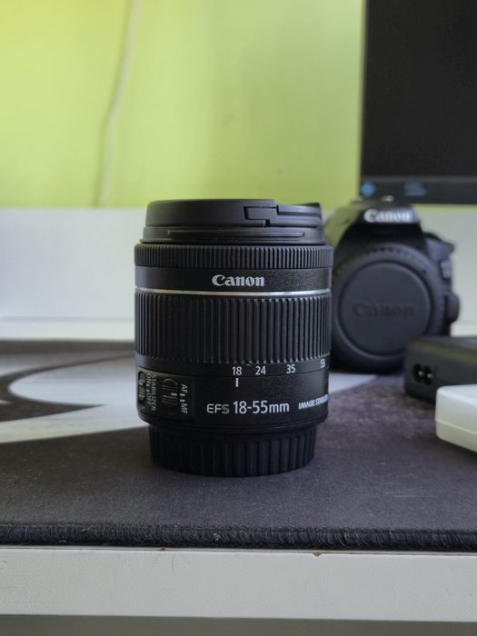 Фотоапарат и обектив: Canon EOS 250D + 18‑55 кит + 55‑250 IS STM