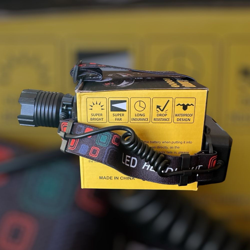 Мощен LED челник HEAD LAMP