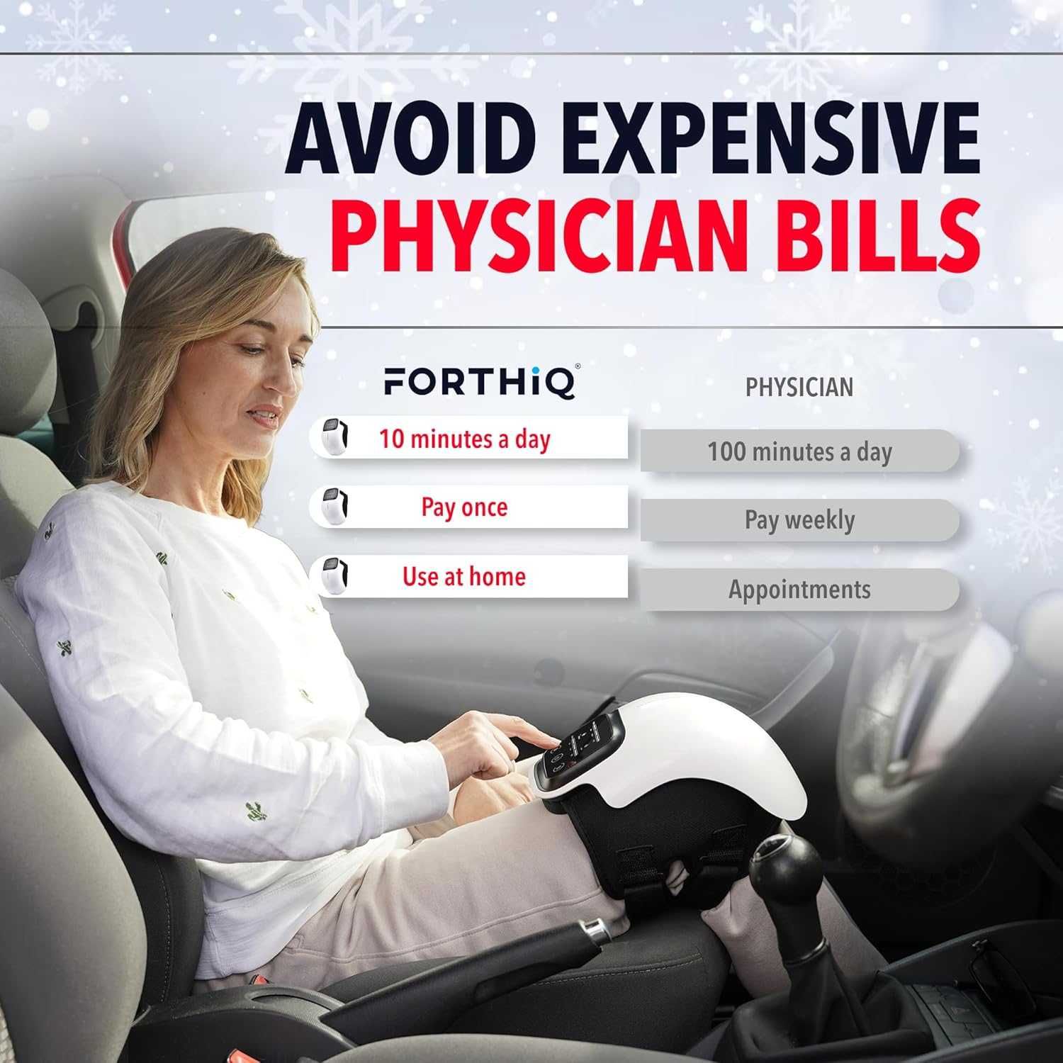 Интелигентен масажор за коляно FORTHiQ FQ-ST 1101