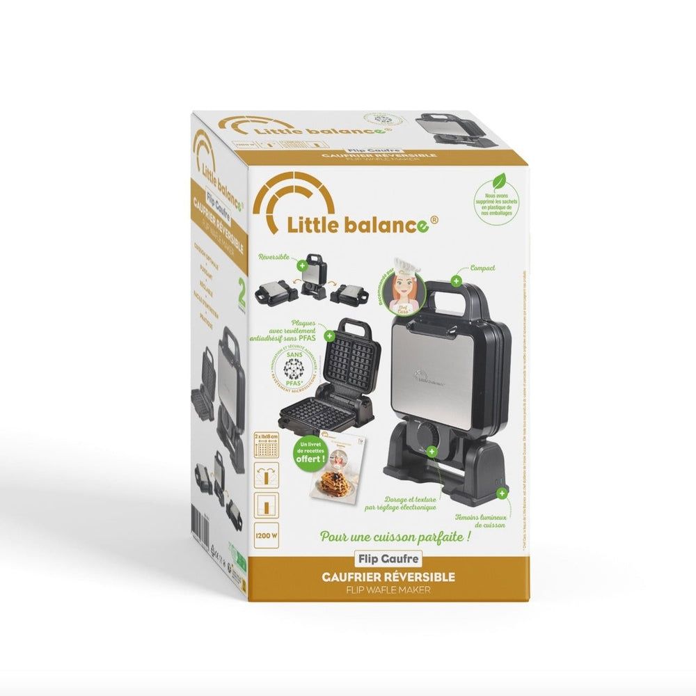 Гофретник въртяща основа LITTLE BALANCE 8805 Flip Waffles1200W,