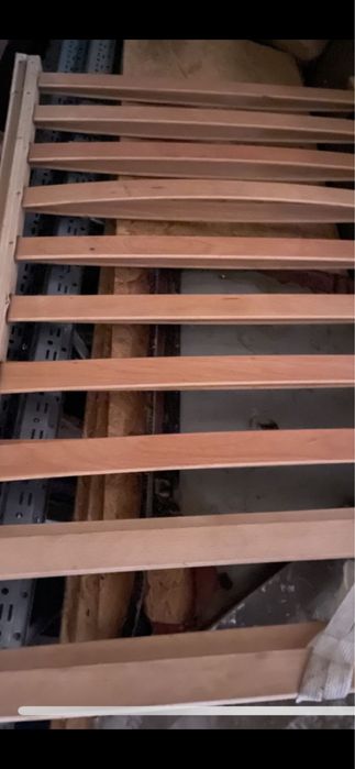 Somiere pat(grilaj rama metal)&Noptiere