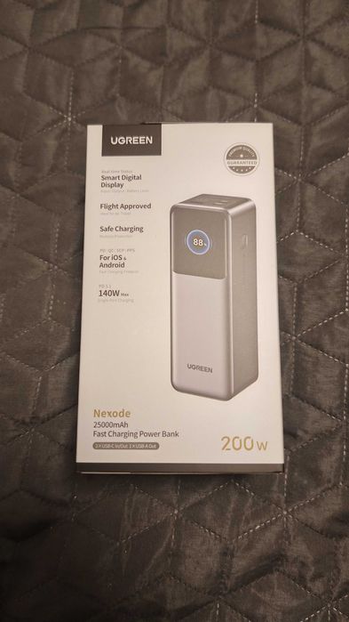 (NOU) Powerbank UGREEN PB722 – 25.000mAh, 200W + 2 ani garantie Emag