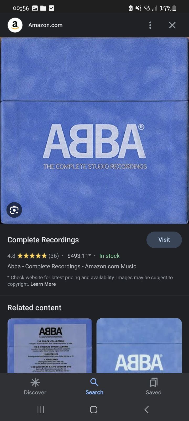 ABBA Ultimate Collection Box Set Blue