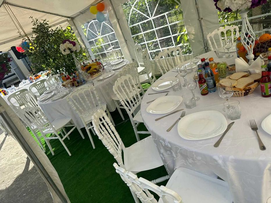 Inchiriere corturi, mese, scuane, vesela, arajamente pentru Evenimente