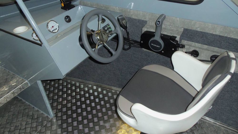 Алюминиевый катер РУСБОТ‑65 с Ямаха 150 л.с