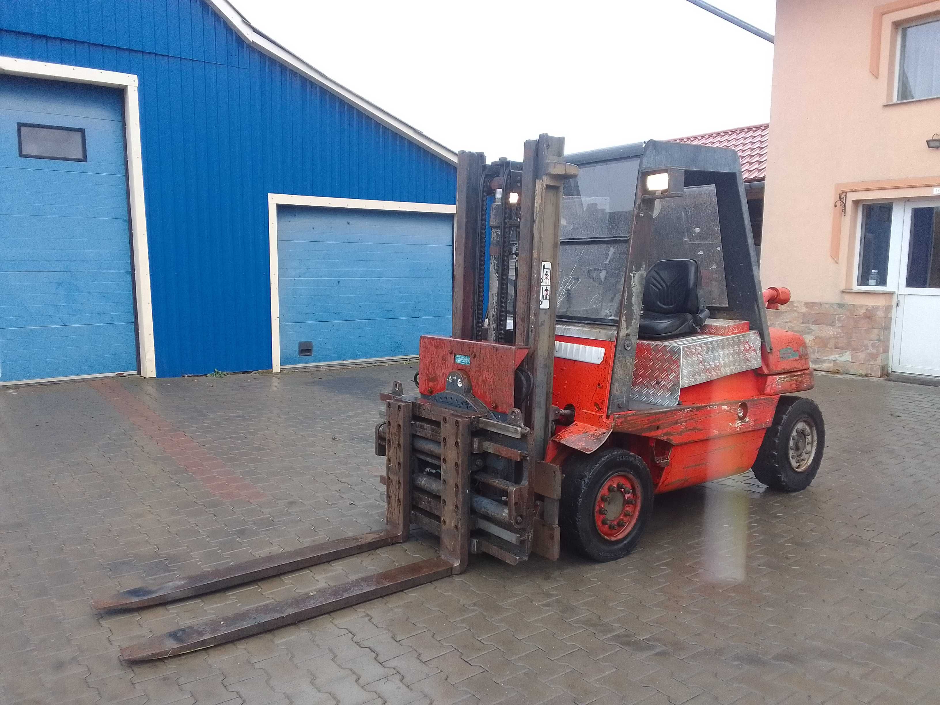 Stivuitor diesel Linde H40D cu rotator