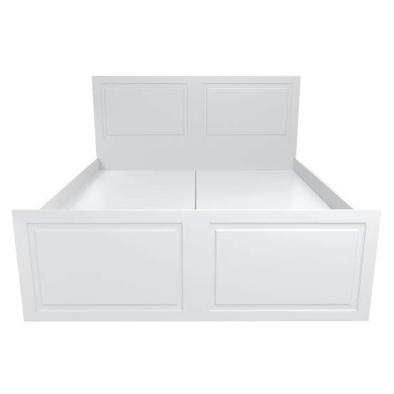 Pat dormitor Roma, Alb