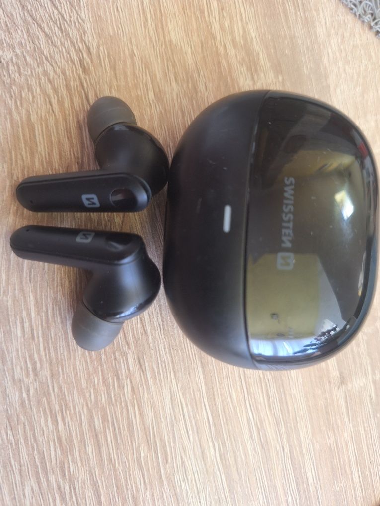 Слушалки TWS SWISSTEN Focus Bluetooth ANC Earphones