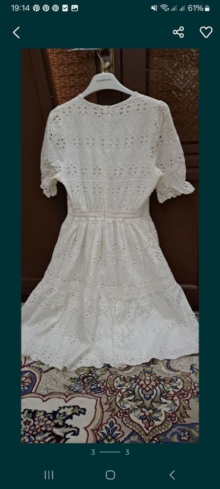 Белое платье летнее