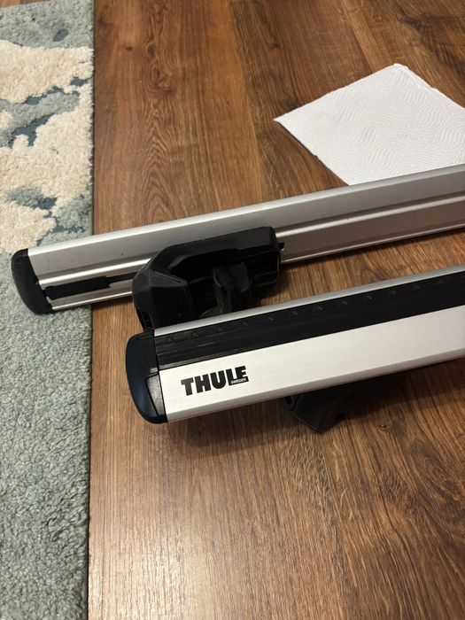 Thule Evo WingBar raised rail - bare auto transversale portbagaj