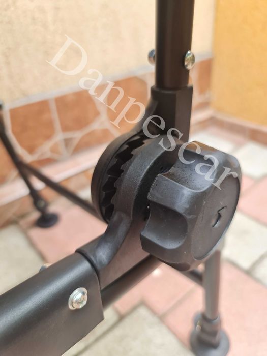 SCAUN Cu Cotiere DIAMANT ALB Spatar si picioare reglabile