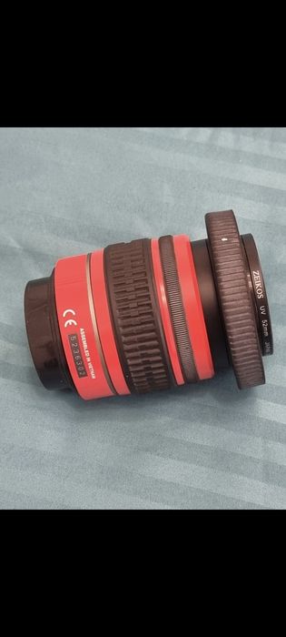 Pentax DA 18-55mm F3.5-5.6 AL Autofocus Standard Zoom Lens Red