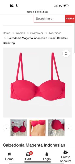 Бански Calzedonia Sunset Magneta