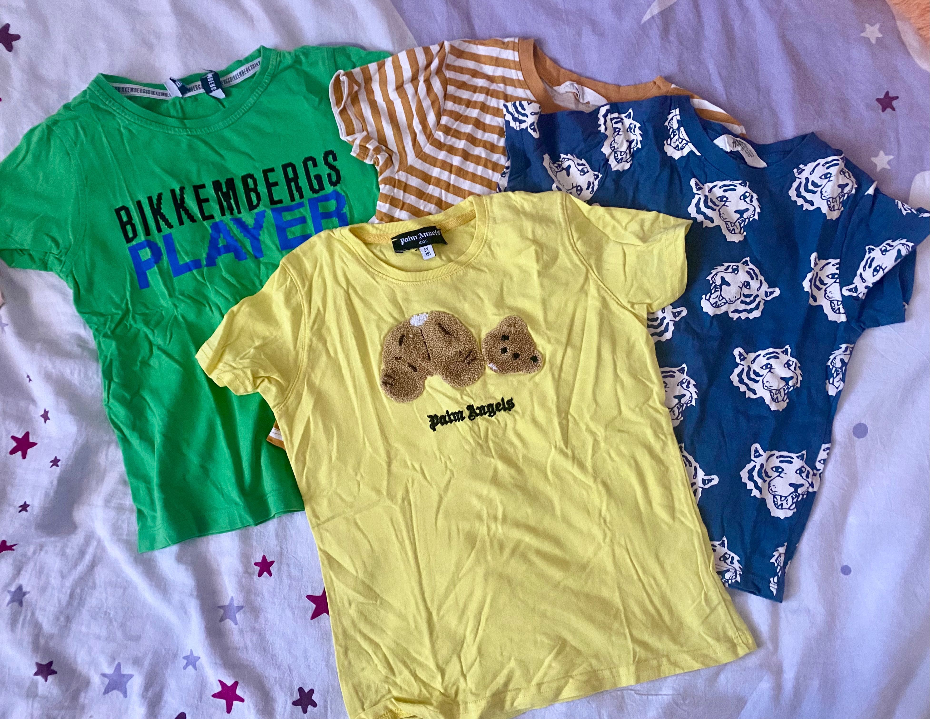 Лот 12 маркови тениски за момченце 4-5 год