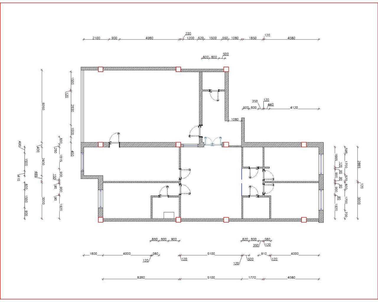 ЖК Чинабад  Evro House 4-комн 9/9 122 м² +мансарда 70 м² коробка