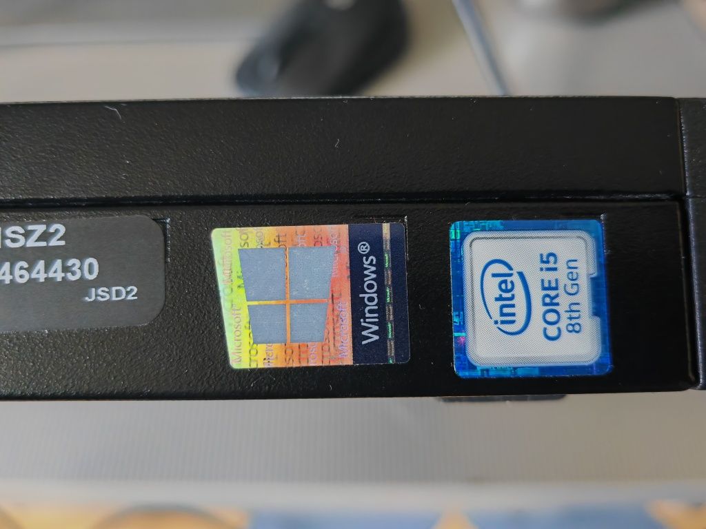 Mini PC Dell Optiplex 7060 Micro, Intel i5-8500T (6-ядрен), 16GB-DDR4