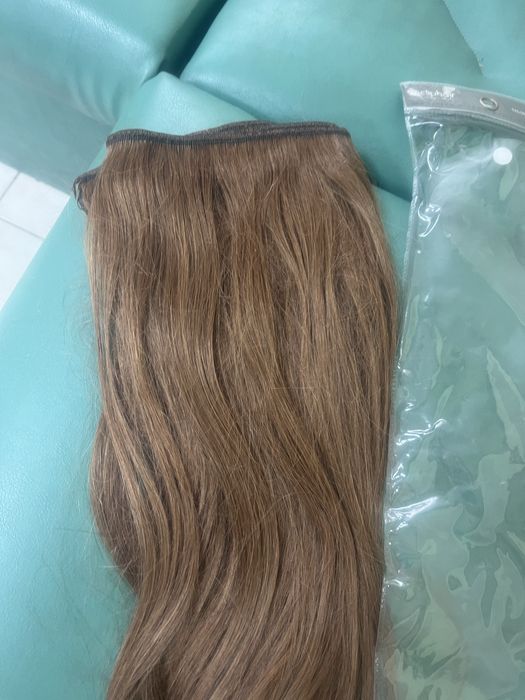 Естествена коса- натурално конячено русо!