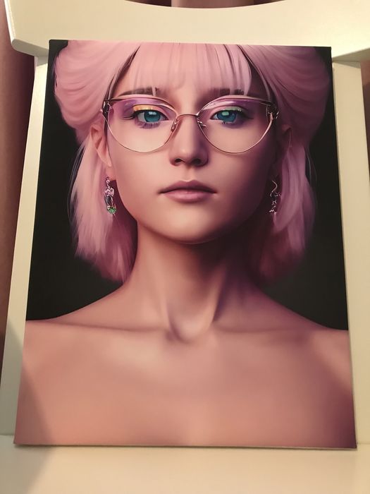 Tablou canvas - portretul tau AI (artificial intelligence)