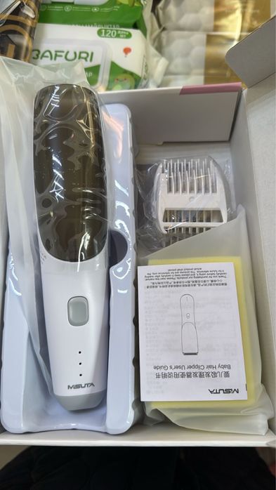 Детский триммер для волос - вакуумный механизм