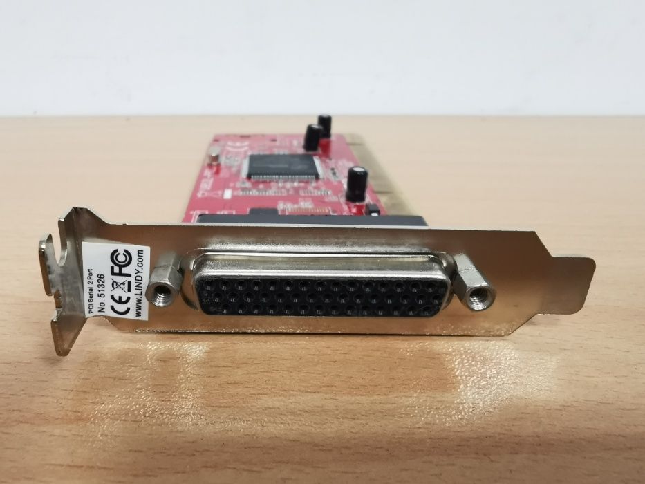 Разширителна карта Lindy 2 Port Low Profile Serial RS-232 на PCI слот