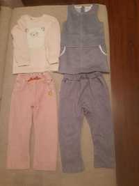 Pantaloni grosi ,sarafan,bluza 92cm/ 3 ani fete