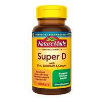 Иммунный комплекс супервитамина D от Nature Made, добавки с витамином