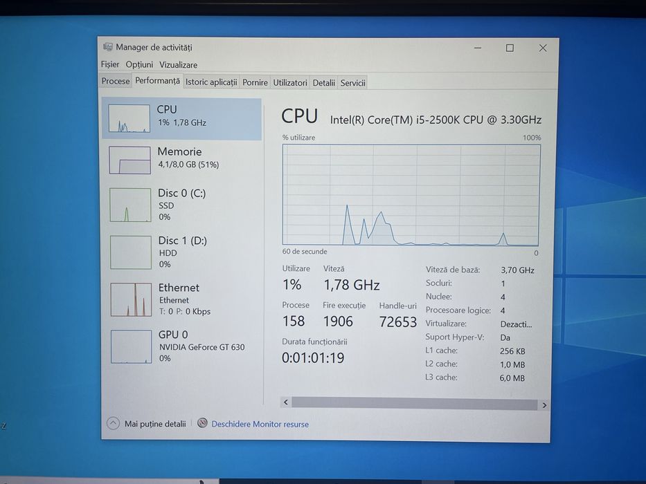Calculator - Statie - Sistem 64x 8GB RAM DDR 3, I5-2500K