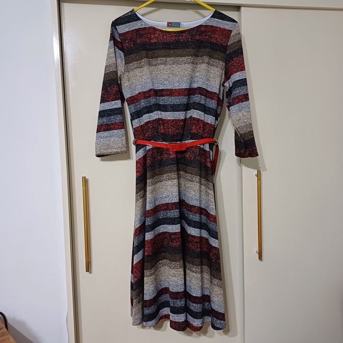 Rochie de zi, din jerse