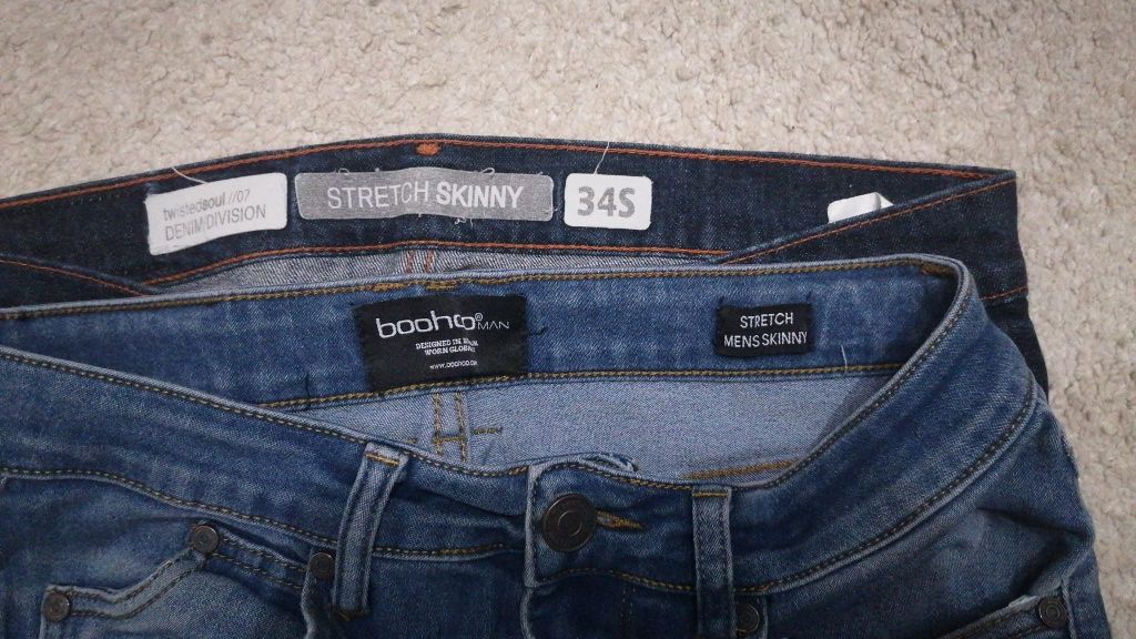 Lot blugi skinny barbati ,M,Bohoo
