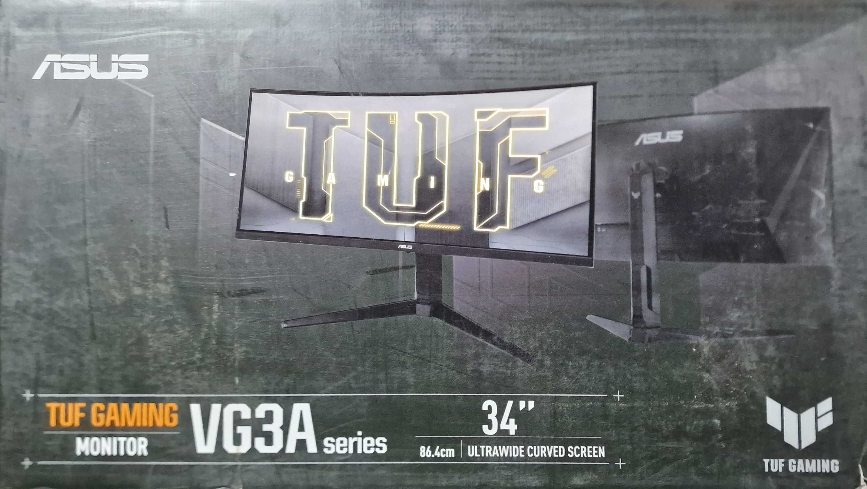 Monitor LED Curbat Asus TUF Gaming VG34VQL3A, 34inch, 3440x1440, Black