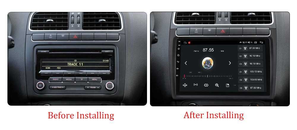 Navigatie VW Polo Golf Passat , Android 13, 9 INCH, 2GB RAM