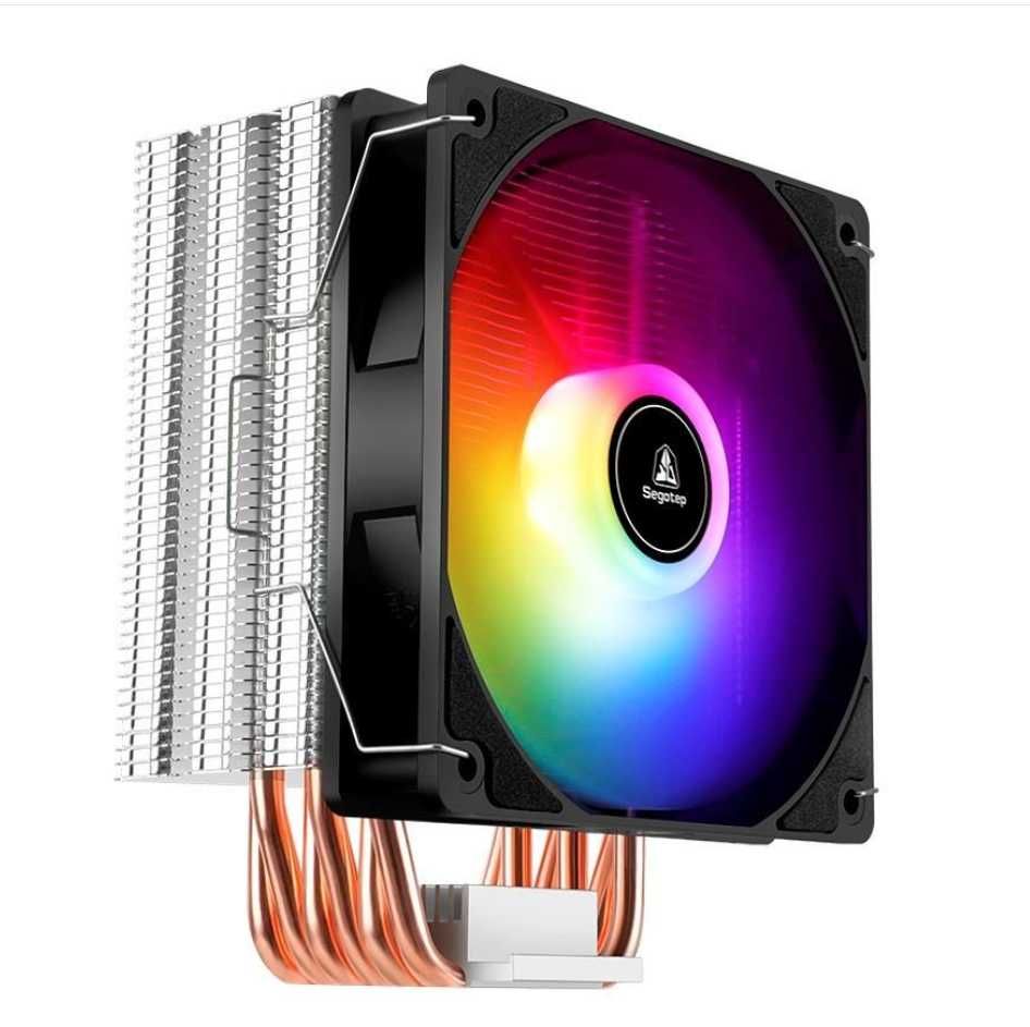Cooler nou procesor Segotep A6 iluminare RGB Socket 1700 1200 am4 1151