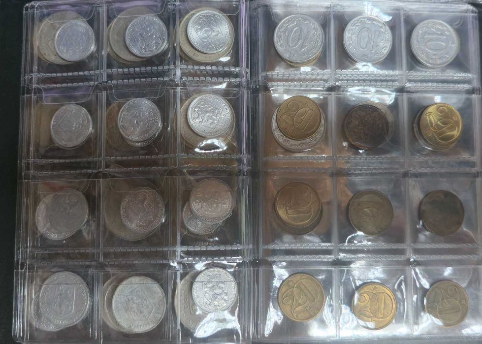 монети ЧЕХОСЛОВАКИЯ 54 бр