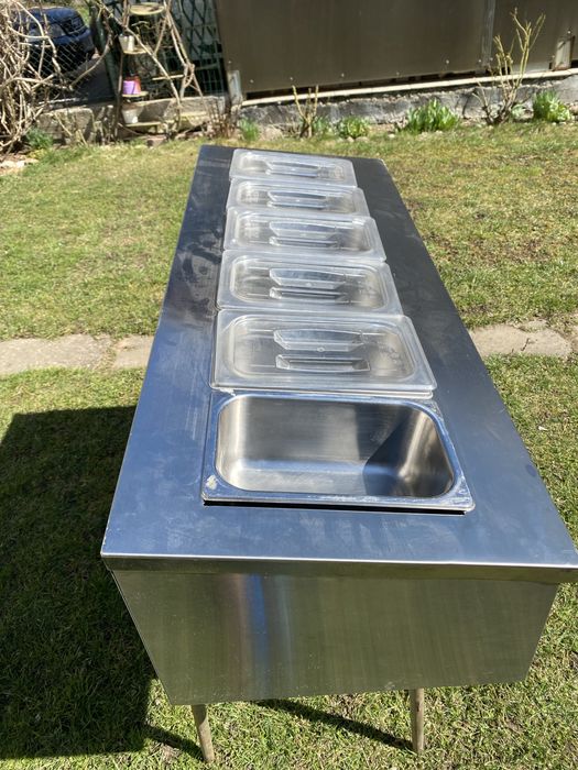 Vitrina pentru salate (bain-marin)