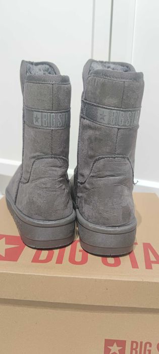 Cizme scurte UGG Big Star cu logo, mar. 37, noi