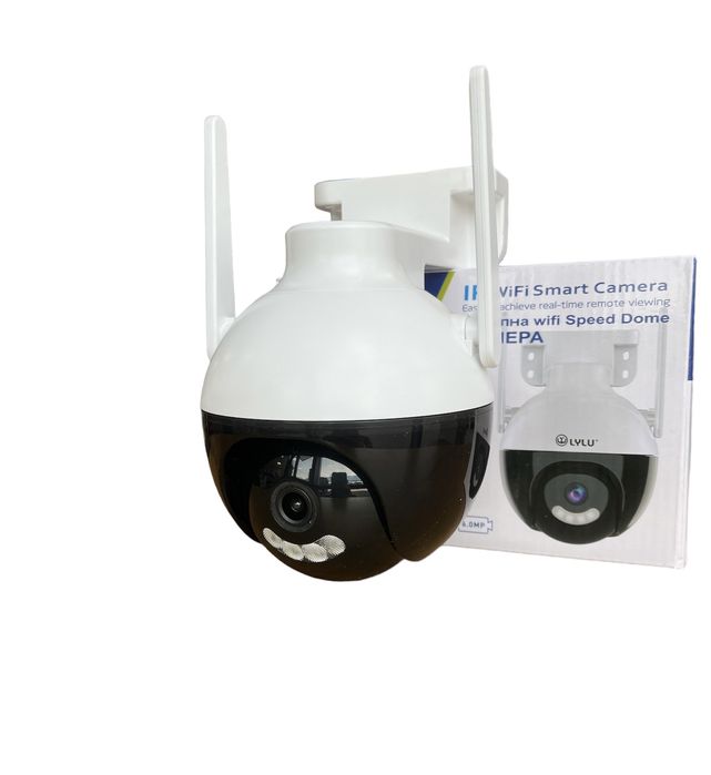ПРОМО!!! ОХРАНИТЕЛНА WiFi КАМЕРА LyLu 6MP Smart Sphere ptz iCSee app