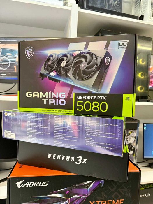 Placa Video RTX 5080 Gaming Trio, noua, 30 luni garantie, Tva inclus!
