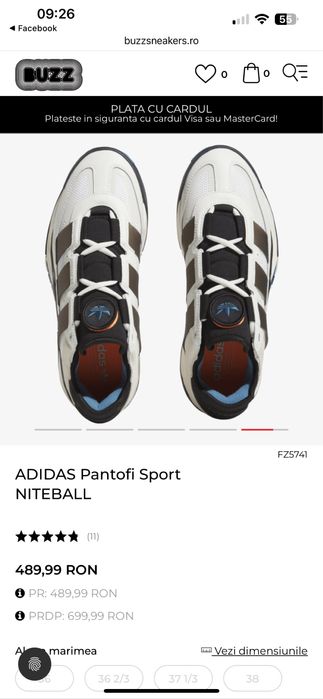 Adidas Niteball pantofi sport