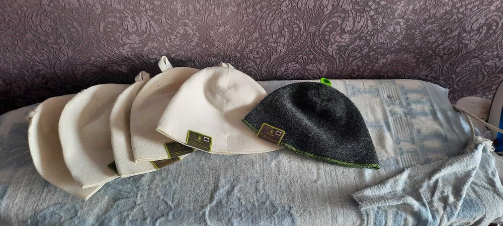Войлочные шапки для сауны